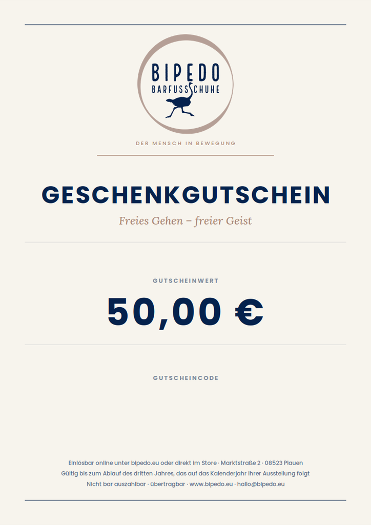 BIPEDO GUTSCHEIN