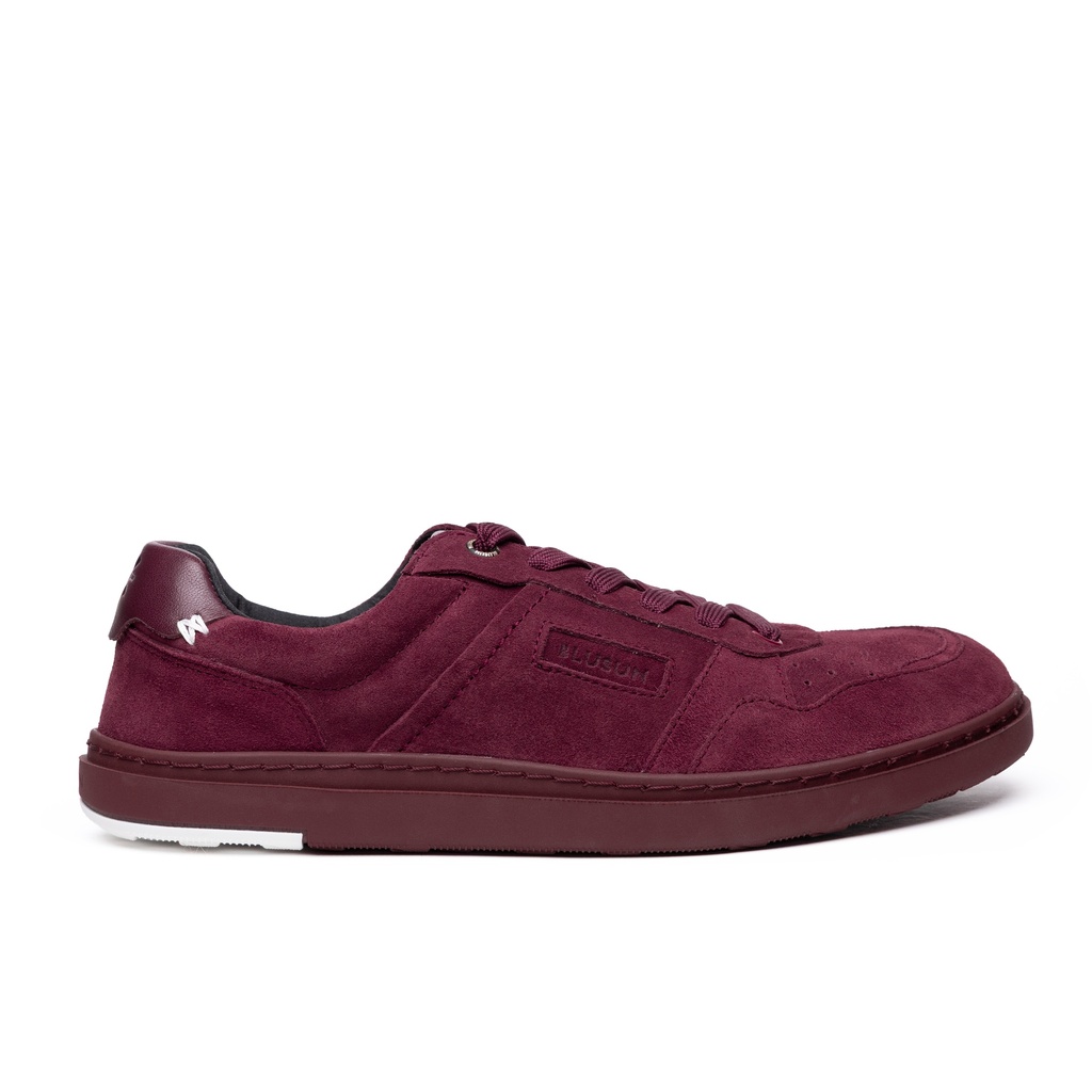 BLUSUN BLSN-600+W Barfußschuh Damen, Berry, Veloursleder