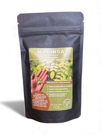 [P0007953-100g-moringa-presslinge] MORINGA Presslinge 250 Stück