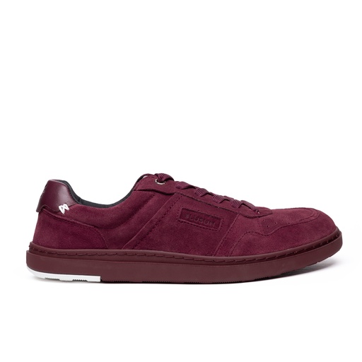 BLUSUN BLSN-600+W Barfußschuh Damen, Berry, Veloursleder